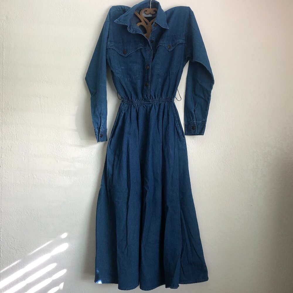 Carol Anderson Denim Vintage Dress Size 4